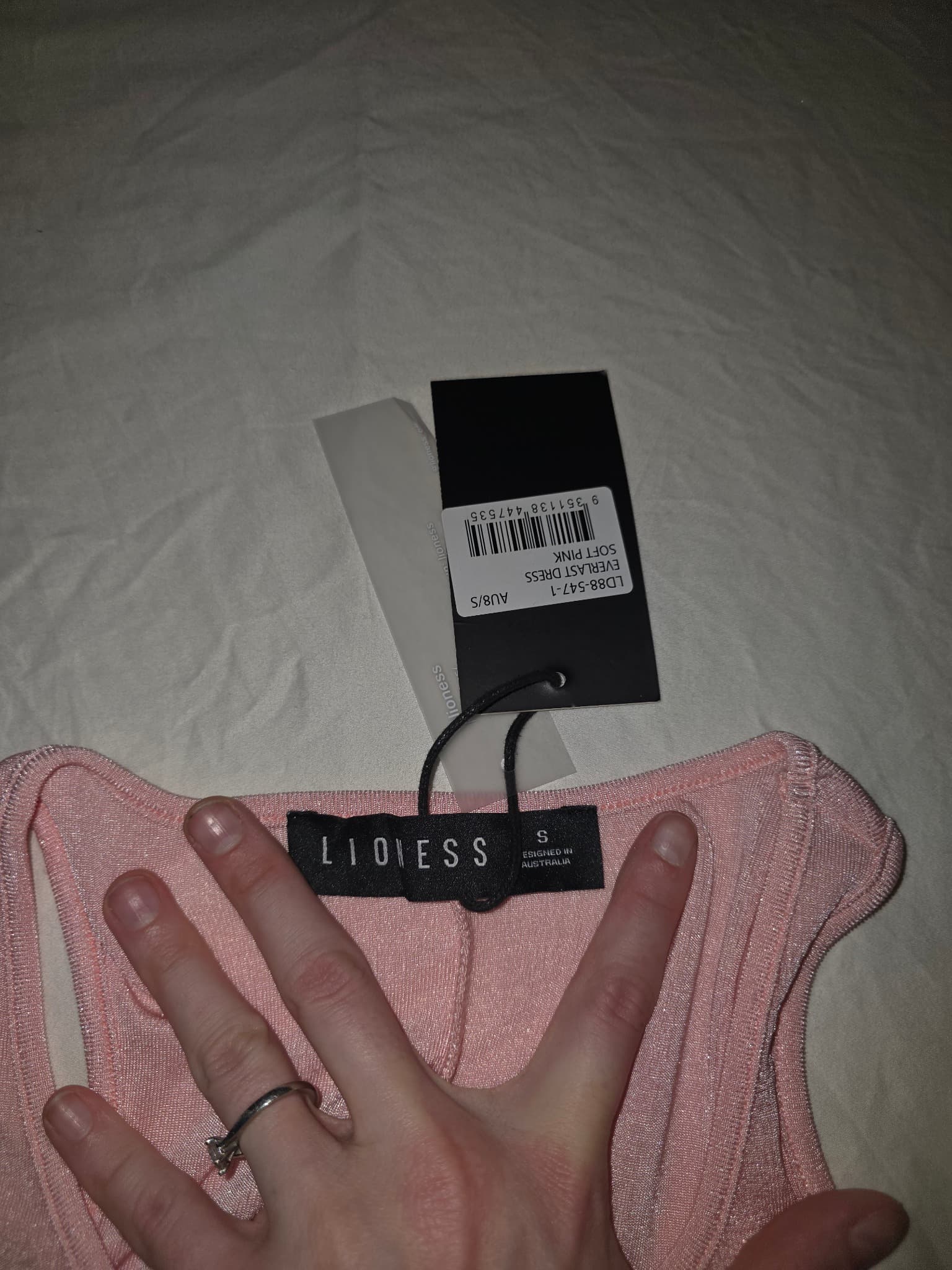 Lioness Maxi Dress Everlast Sleeveless Soft Pink Women's S — photo 4 of 6