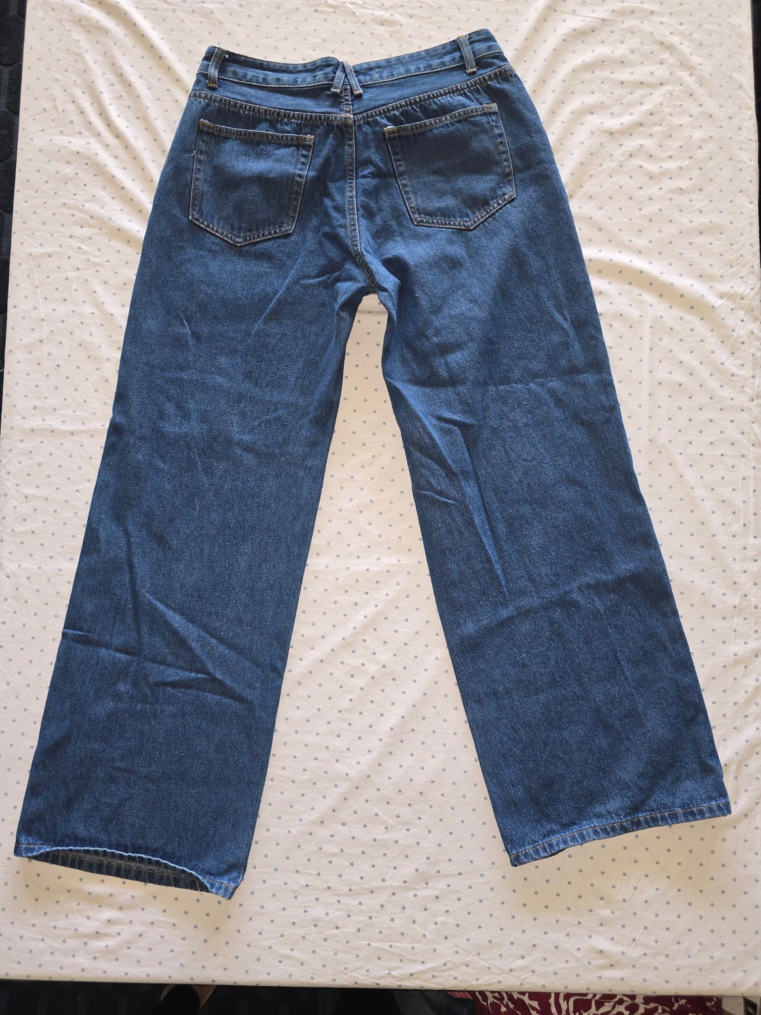 Lioness Wide Leg Denim Jeans Blue Women's L — photo 4 of 5