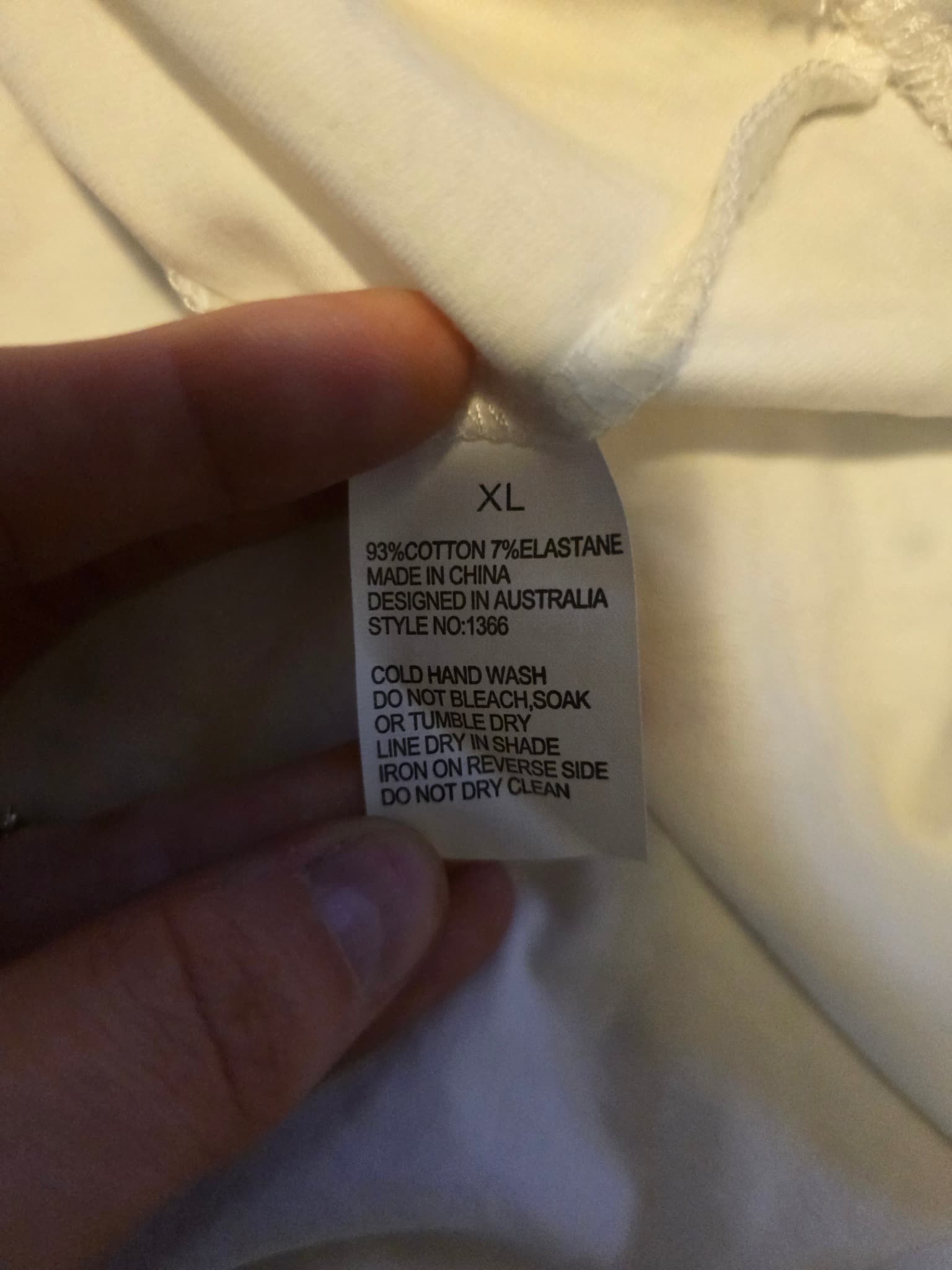 Liz Jordan Blouse Ruffle Bib Detail White Women's XL — photo 4 of 4