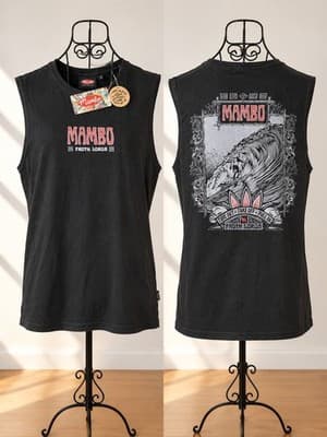 Mambo Muscle Tank Top Froth Lords Graphic Black Men's M — photo 1 of 2