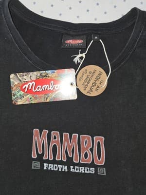 Mambo Muscle Tank Top Froth Lords Graphic Black Men's M — photo 2 of 2