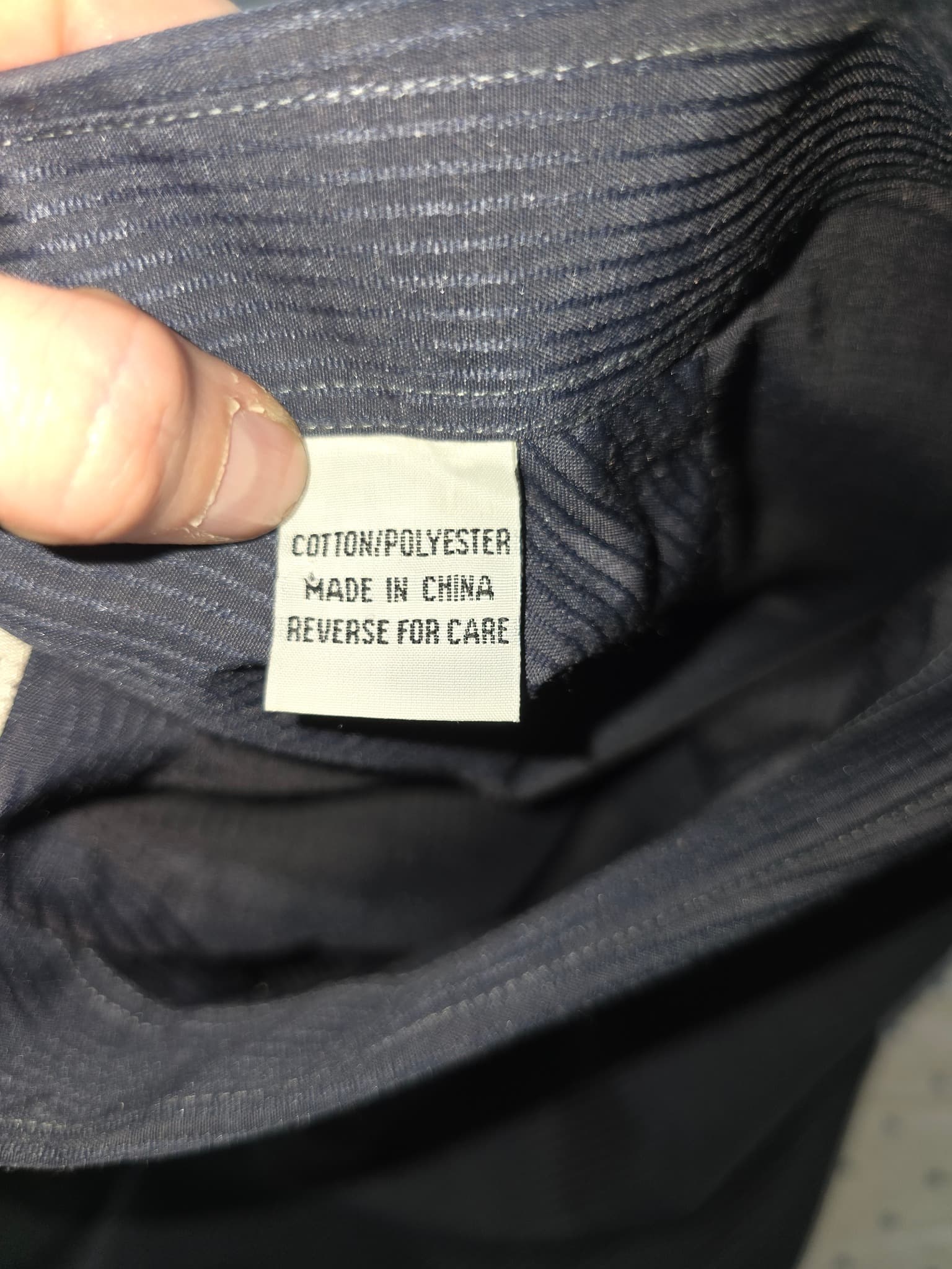 Maurio Dress Shirt Pinstripe Button-Down Black Men's XL — photo 6 of 7