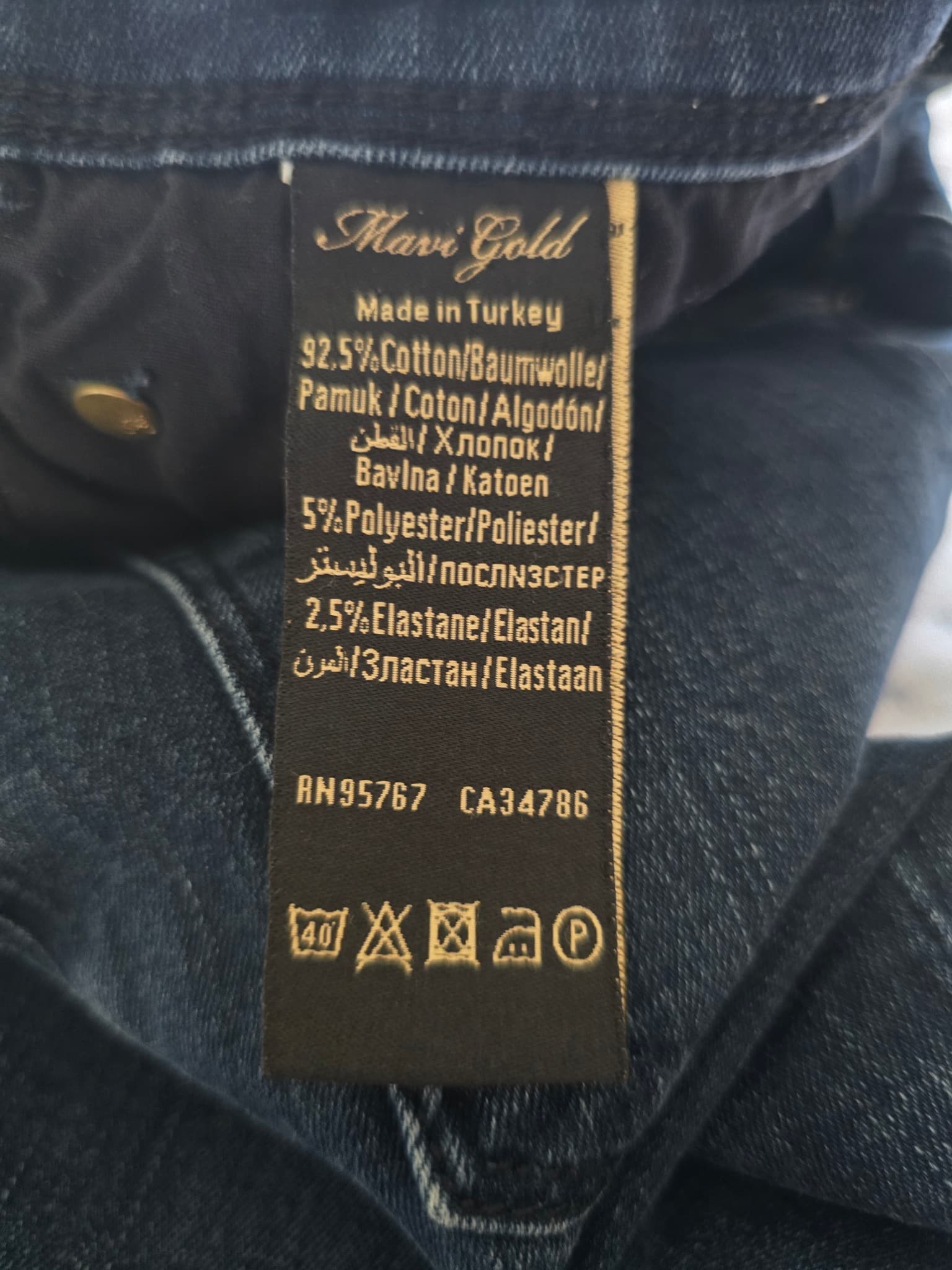 Mavi Gold Sheena High-Rise Flare Jeans Dark Blue Women's 26 — photo 4 of 5