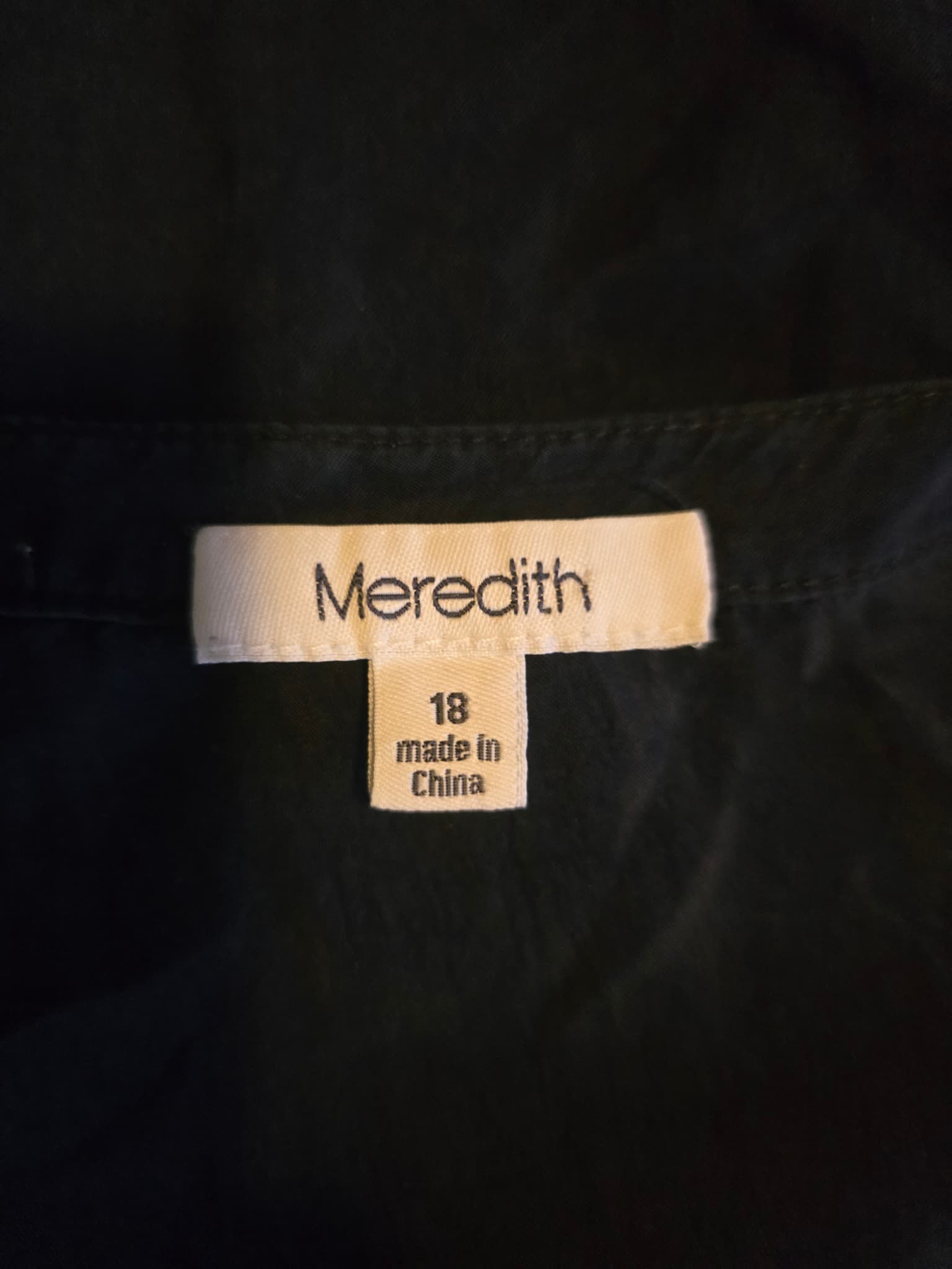 Meredith Utility Dress Button-Down Navy Women's 18 — photo 4 of 6
