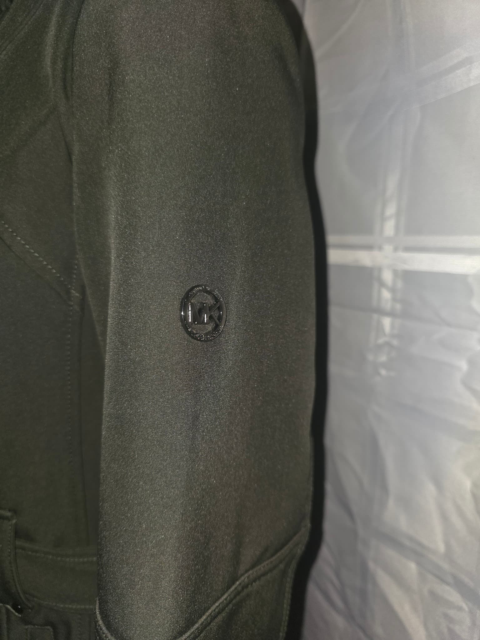MICHAEL MICHAEL KORS Softshell Trench Coat Belted Black Women's S — photo 2 of 12
