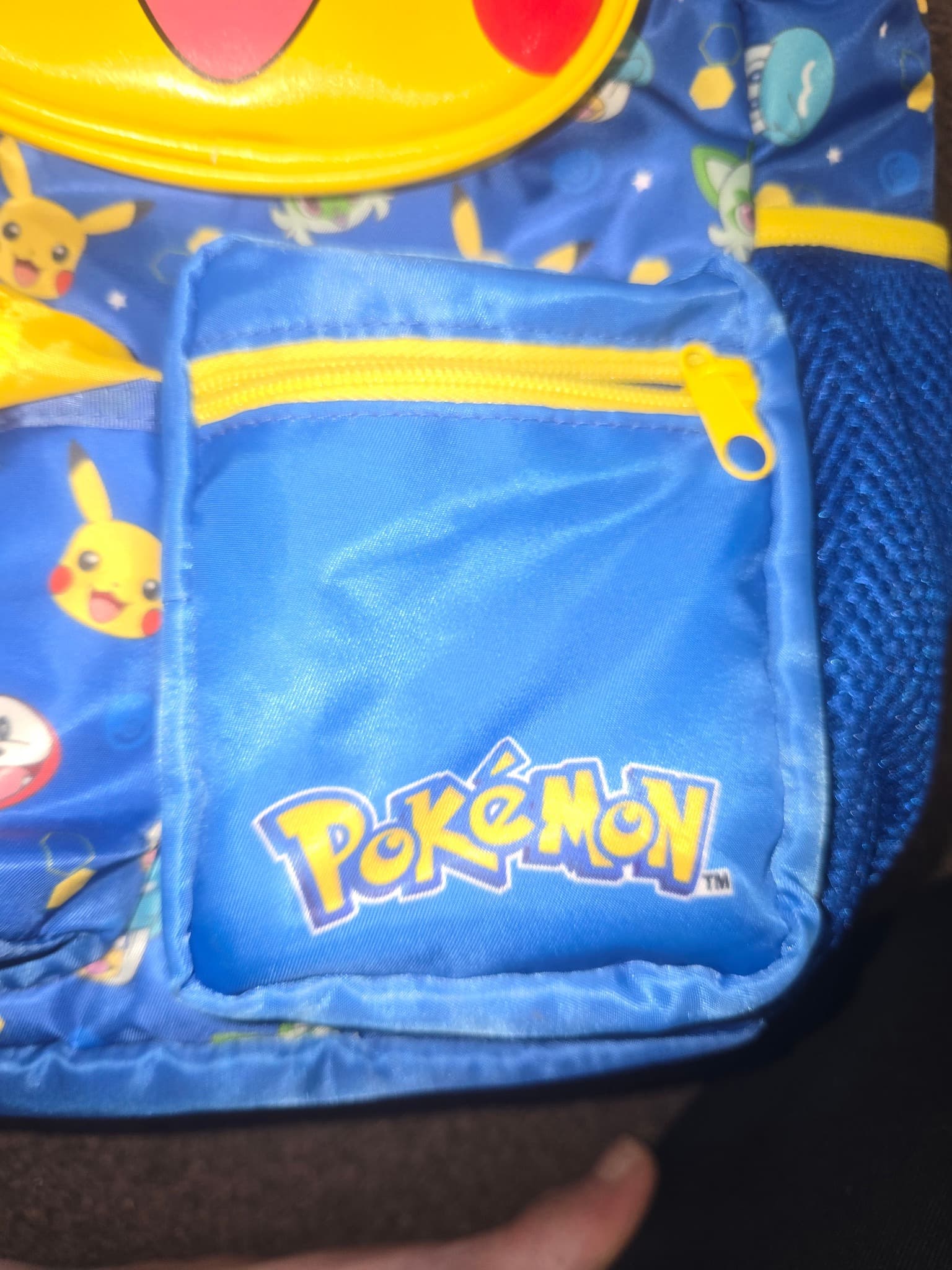 Pokémon Backpack Pikachu Character Print Blue Kids One Size — photo 2 of 6