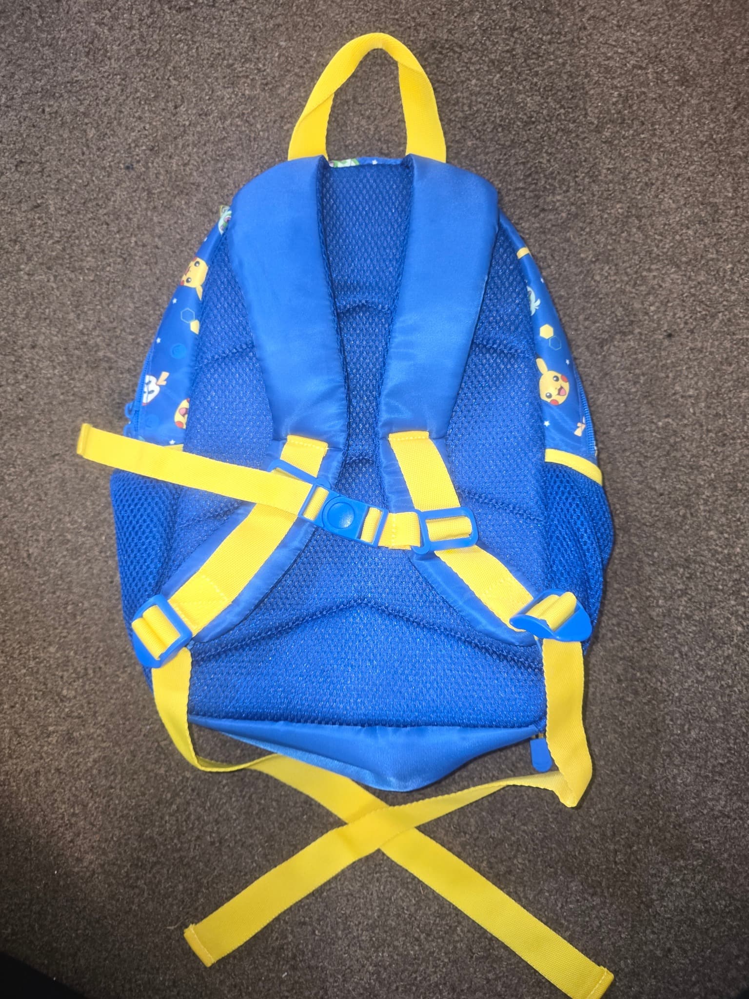 Pokémon Backpack Pikachu Character Print Blue Kids One Size — photo 4 of 6