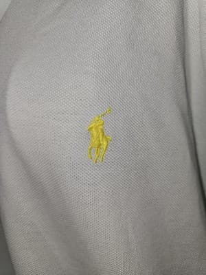 Polo Ralph Lauren Custom Slim Fit Polo Shirt Embroidered Logo Light Blue Men's 2XL — photo 3 of 4