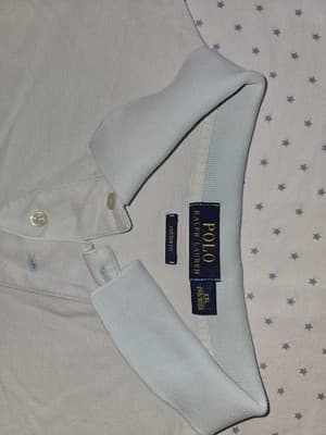 Polo Ralph Lauren Custom Slim Fit Polo Shirt Embroidered Logo Light Blue Men's 2XL — photo 4 of 4