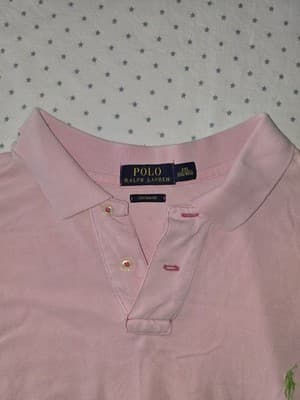 Polo Ralph Lauren Polo Shirt Custom Fit Pink Men's 2XL — photo 3 of 3