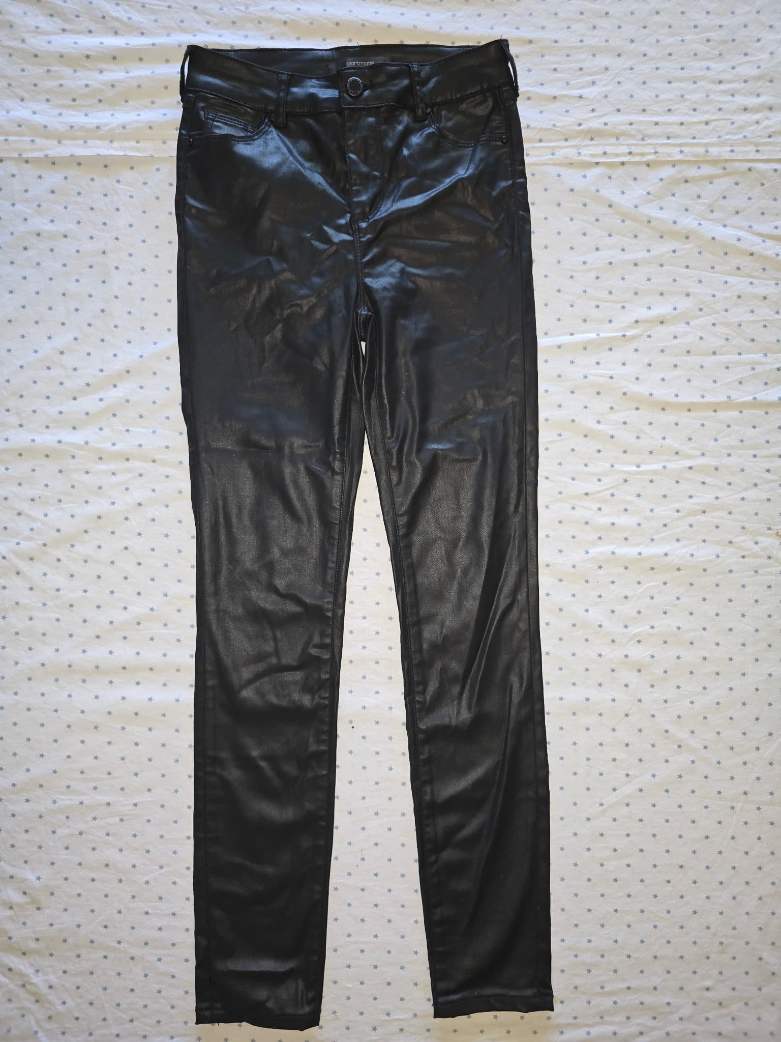 Portmans Skinny Jeans Coated Finish Black Women's 6 — photo 1 of 5
