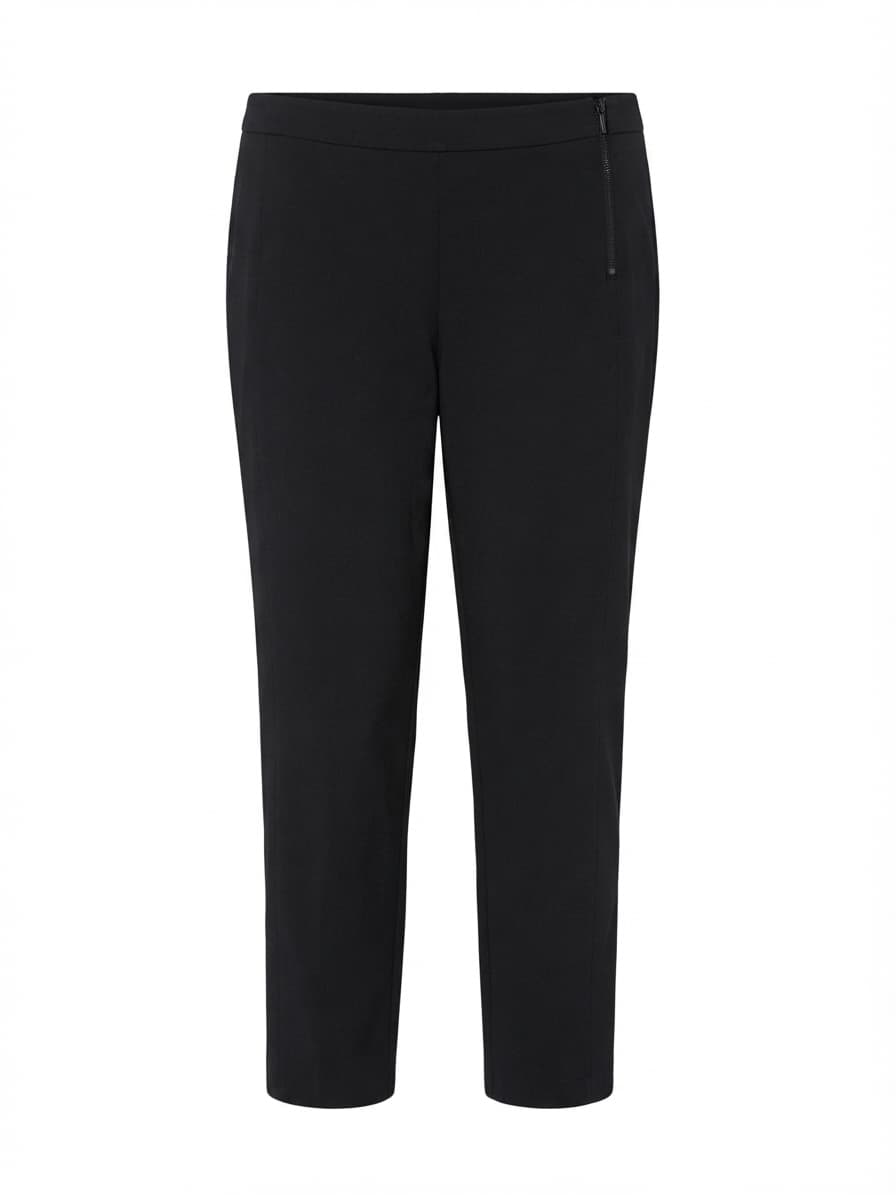 Portmans Slim Leg Trousers Side Zip Detail Black Women's 10 — photo 1 of 5