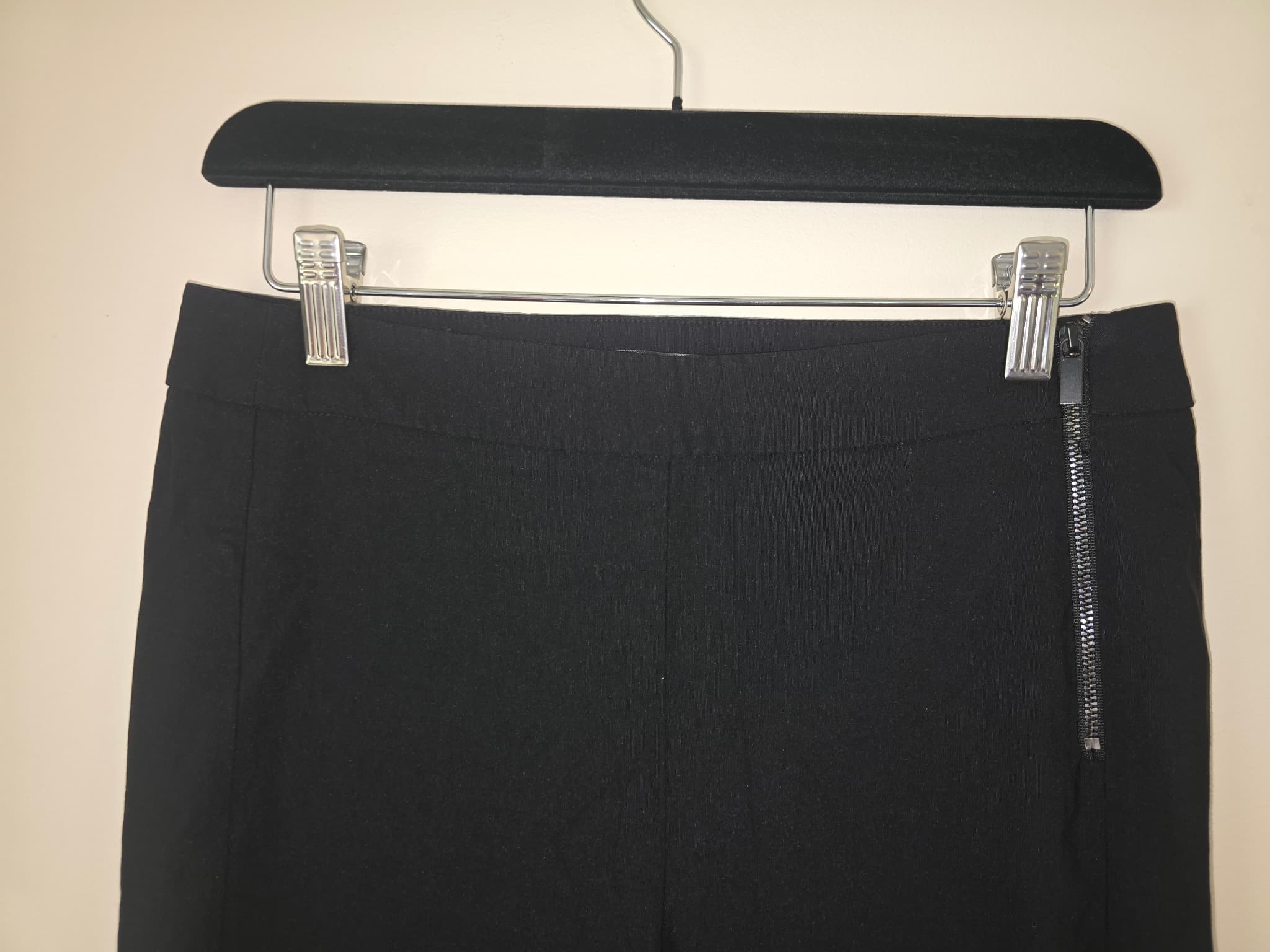Portmans Slim Leg Trousers Side Zip Detail Black Women's 10 — photo 2 of 5
