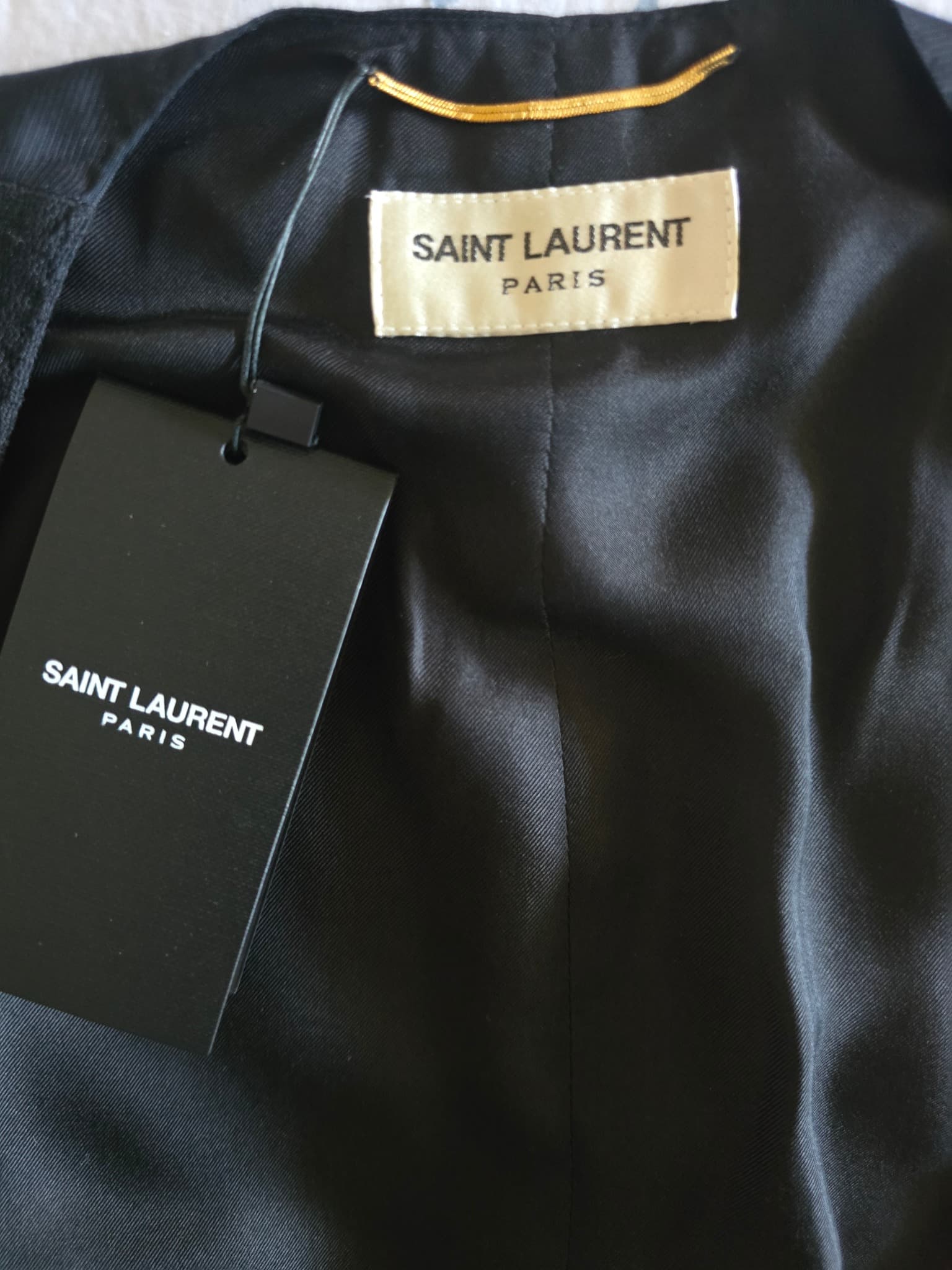 Rare Saint Laurent Paris by Hedi Slimane Crystal Fringe Western Vest - Size FR34 / XS — photo 7 of 14