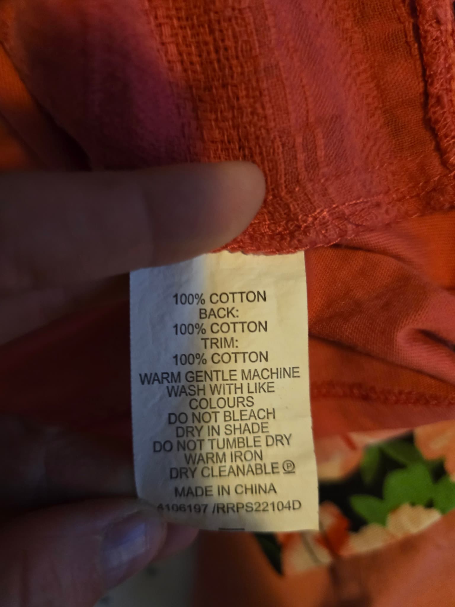Regatta Blouse Textured Crochet Trim Coral Pink Women's 12 — photo 4 of 4
