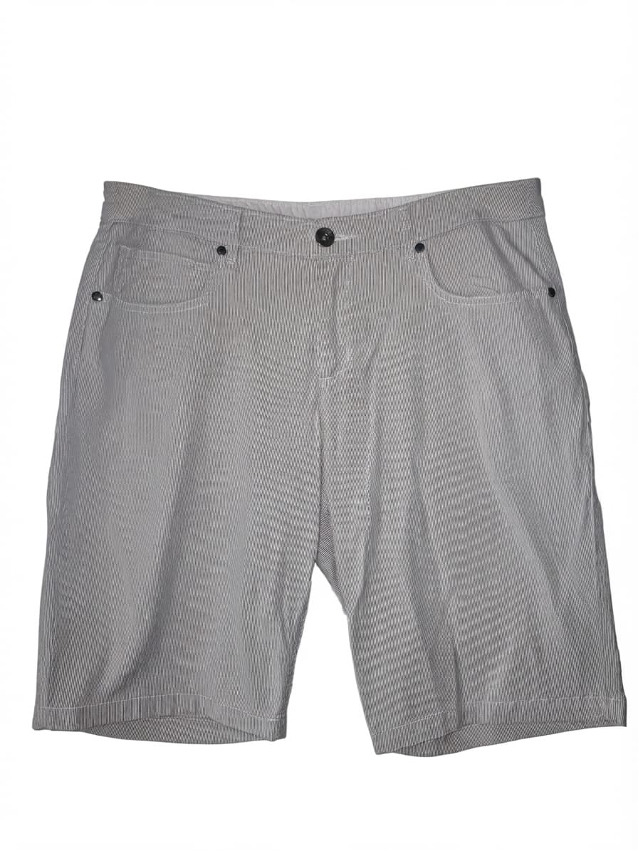 Regatta Casual Shorts Striped White and Grey Women's 14 — photo 1 of 7