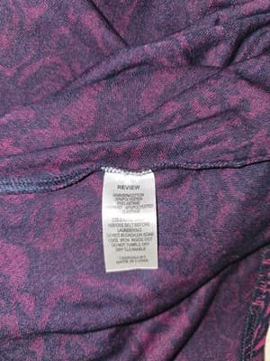 Review Fit And Flare Dress Floral Print Pink And Black Women's 10 — photo 4 of 4