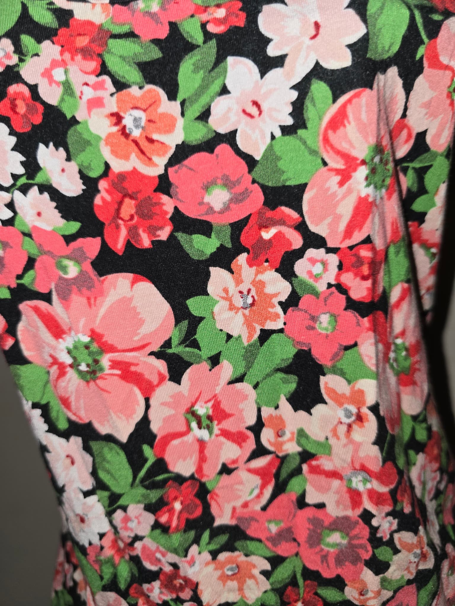 Review Floral Print Blouse Ruffle Sleeve Multicolour Women's 10 — photo 2 of 5