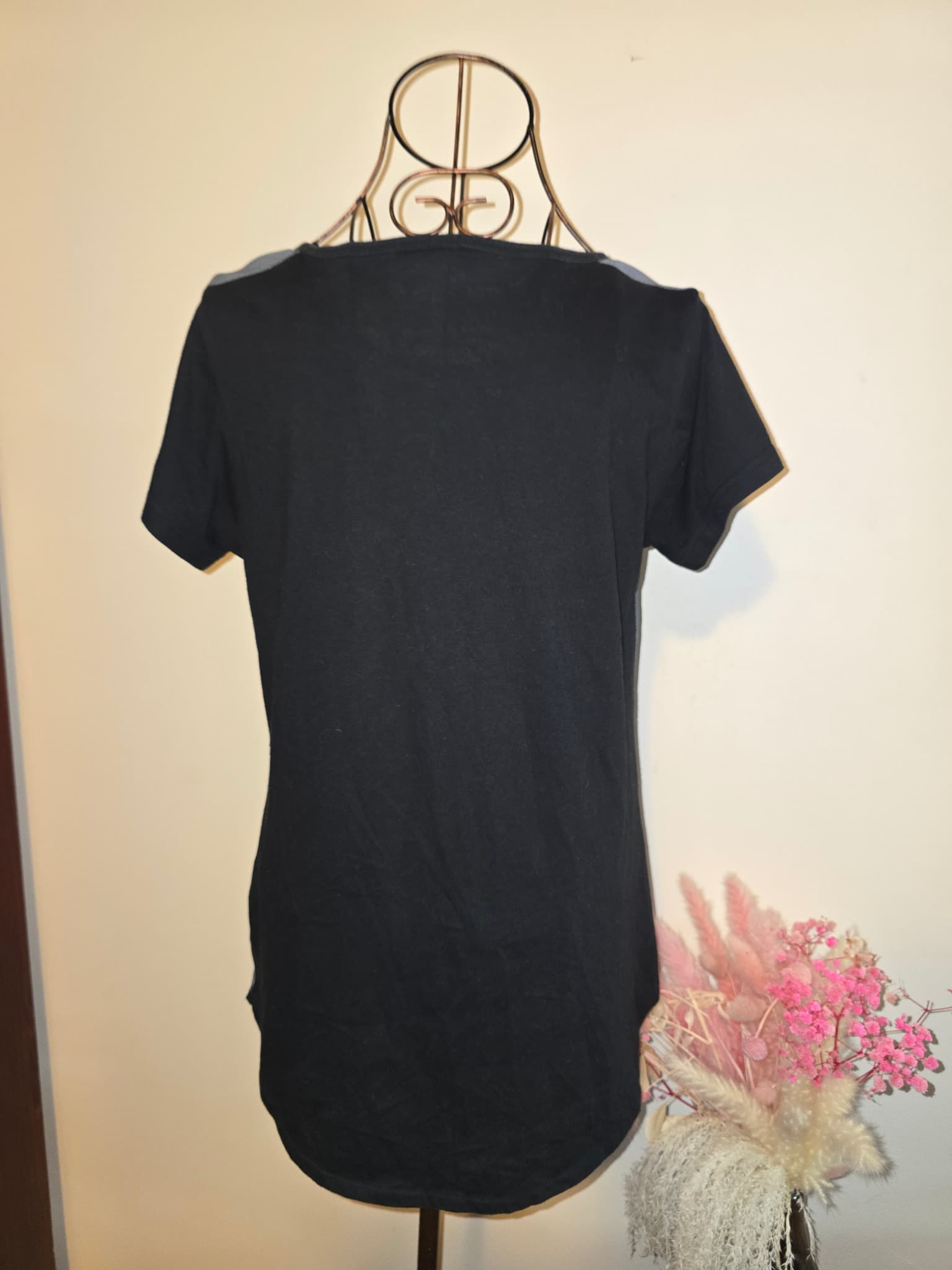 Rip Curl Graphic T-Shirt Live The Search Black Grey Women's 10 — photo 2 of 5