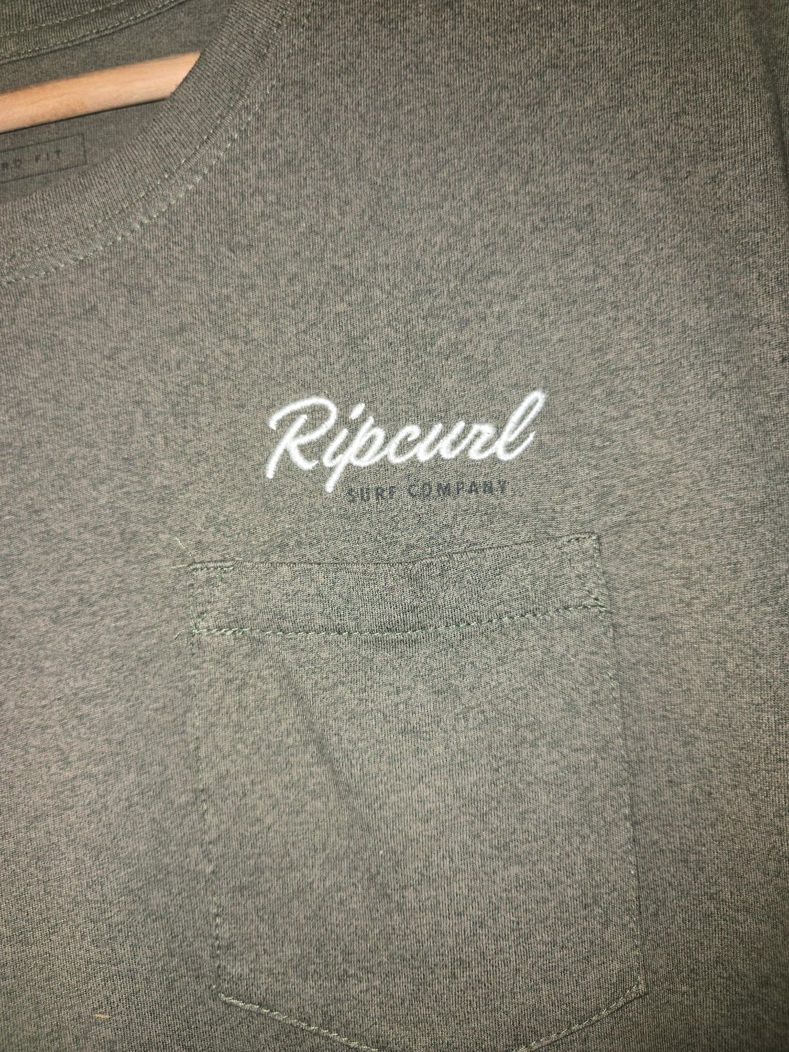Ripcurl Pocket T-Shirt Heathered Green Men's M — photo 2 of 6