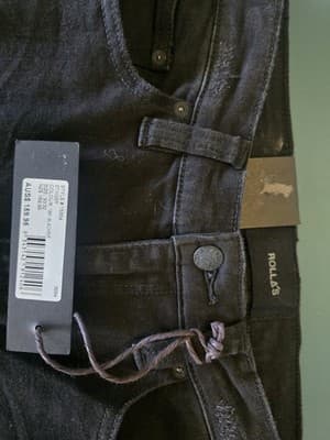 Rolla's Stinger Skinny Jeans Ripped Black Men's 30 — photo 4 of 7