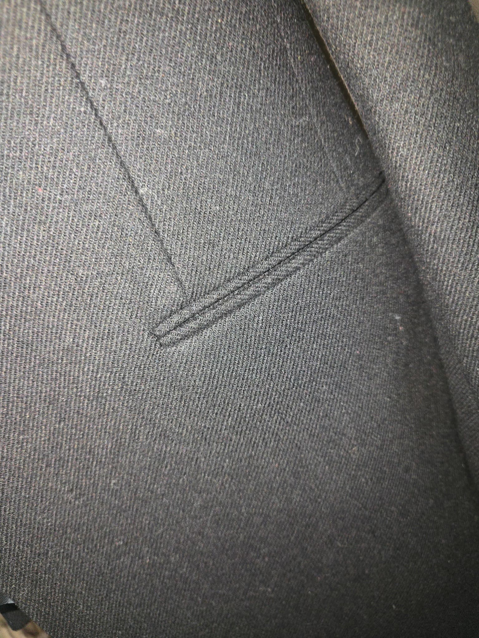 Saint Laurent Paris Black Wool Long Coat F42 US 10 Manteau Single Breasted YSL — photo 6 of 13