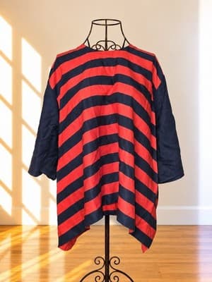 Sass & Bide Tunic Top Striped Red Navy Women's 6 — photo 1 of 4