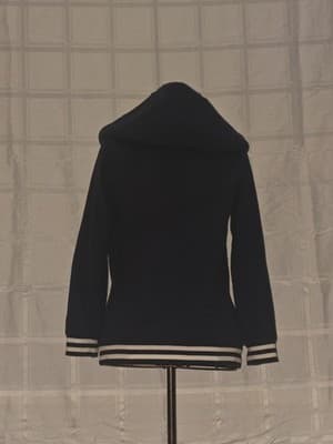 Seed Heritage Sherpa-Lined Full Zip Hoodie Navy Women's 10 — photo 2 of 6