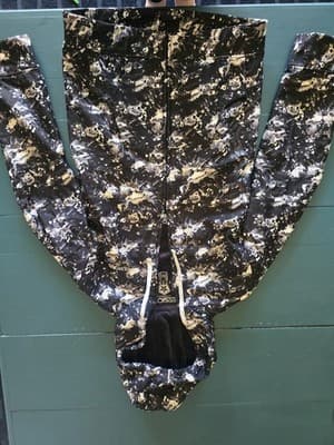 Sessions Softshell Ski Jacket Splatter Hooded Black/White Women's M — photo 3 of 4