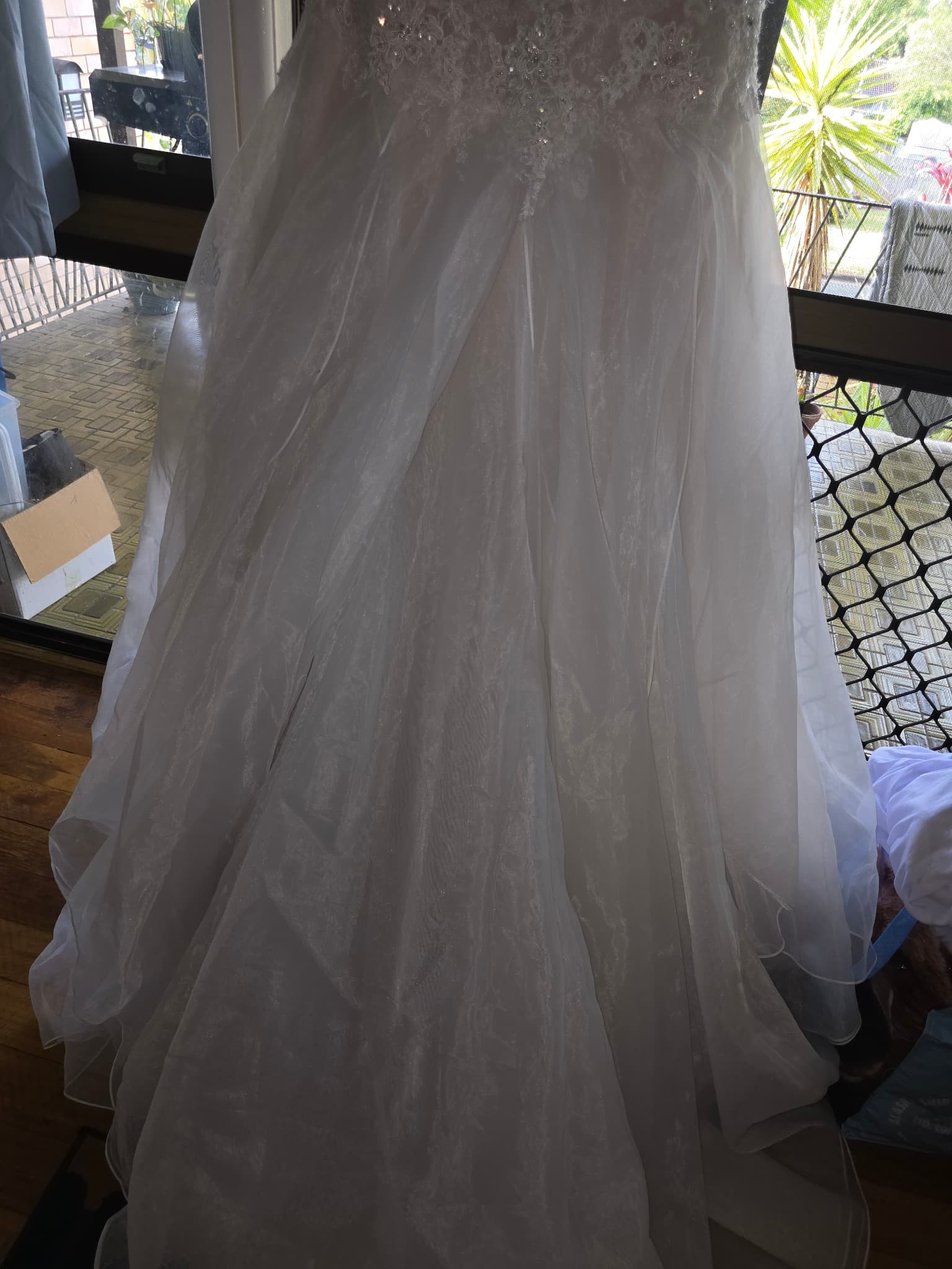 Sophia Tolli Mermaid Wedding Dress Beaded Lace Ivory Women's 12 — photo 13 of 13