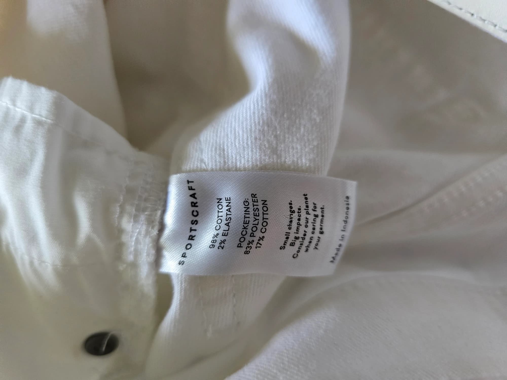 Sportscraft Denim Jeans Classic White Women's — photo 3 of 5