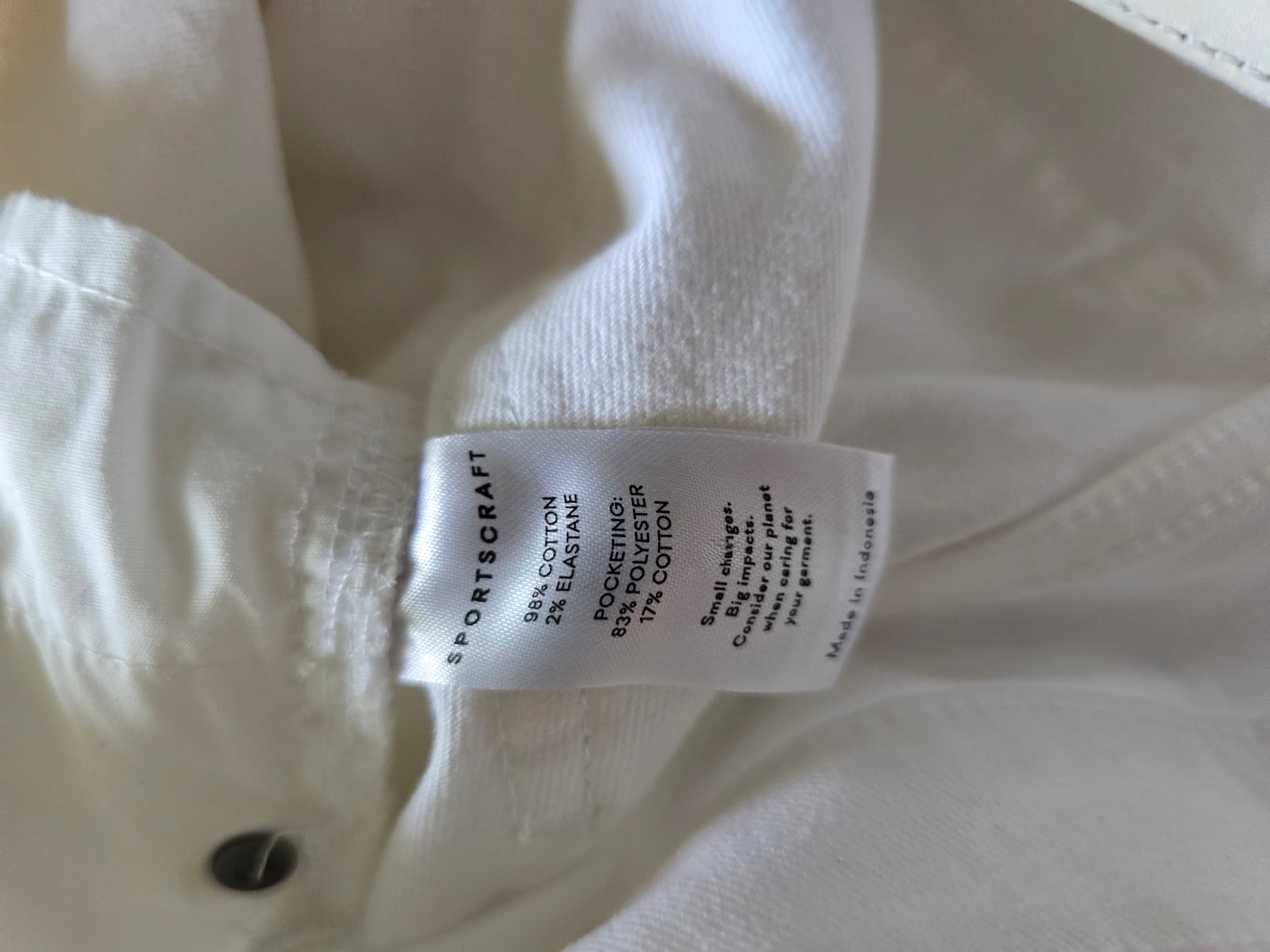 Sportscraft Jill Tapered Jeans White Women's 10 — photo 4 of 4