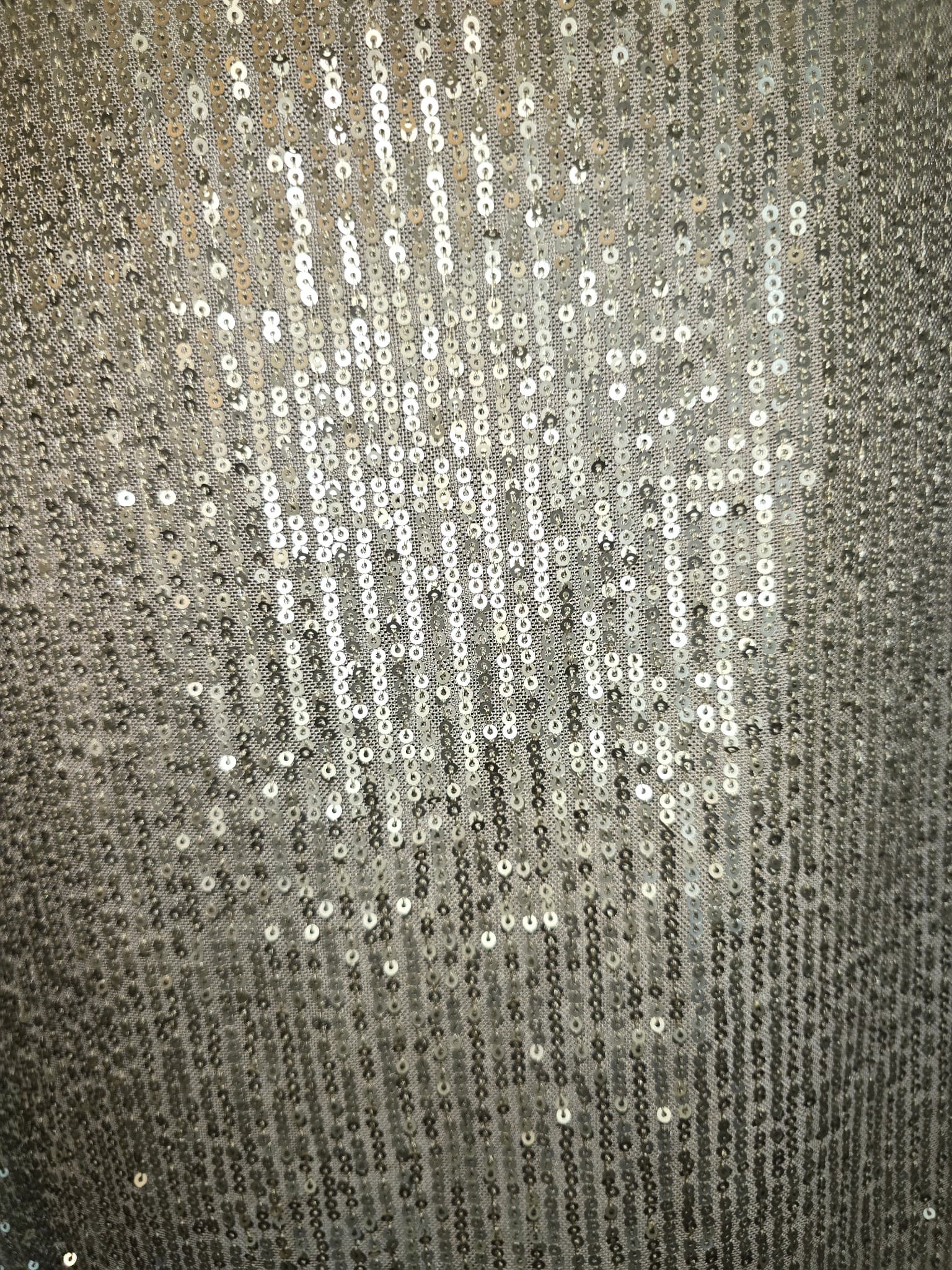 suzannegrae Sequin Blouse Boxy Short Sleeve Gold Women's XL — photo 2 of 6