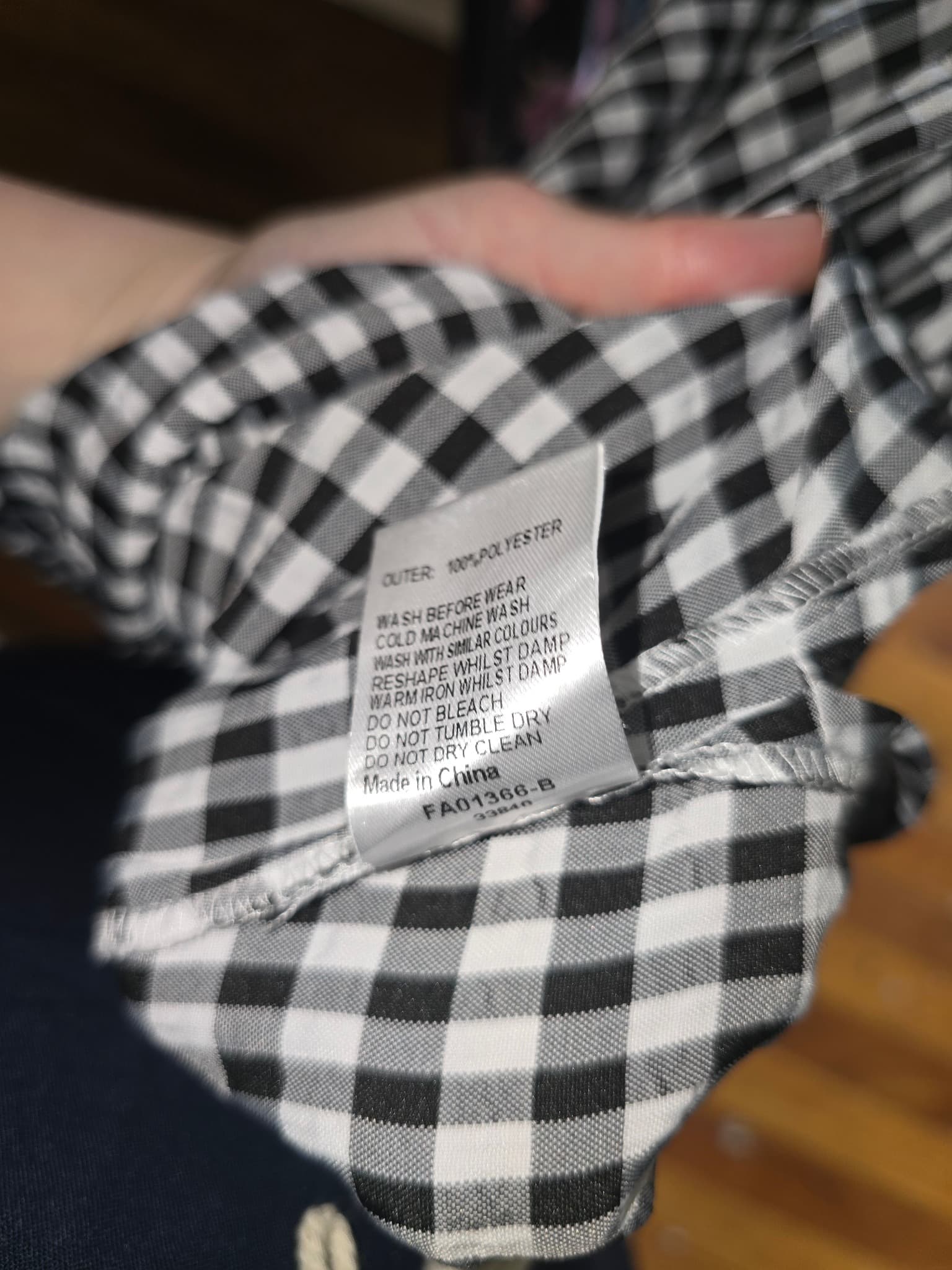 The Fated One-Shoulder Midi Dress Gingham Belted Black and White Women's 14 — photo 4 of 6