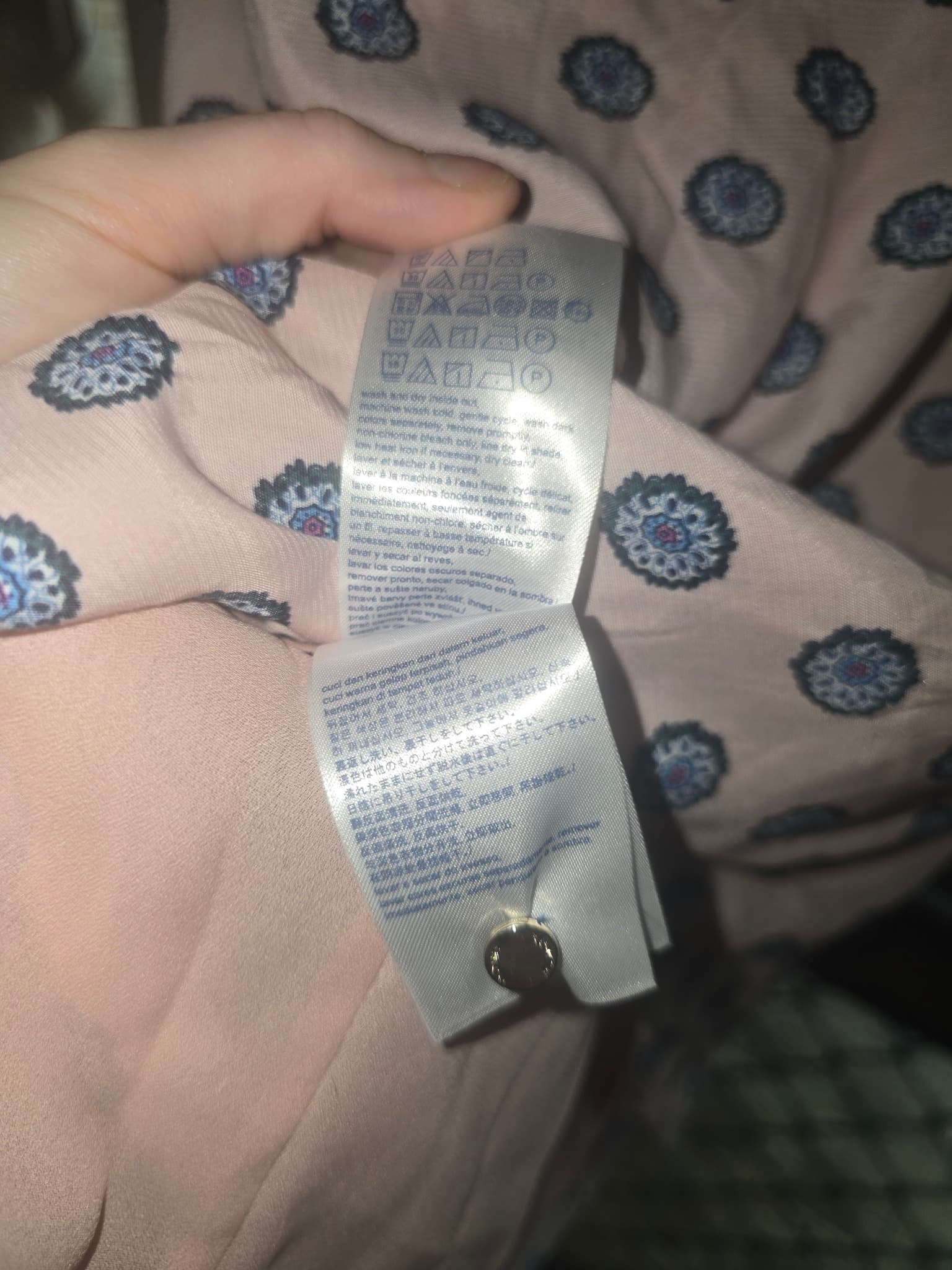 Tommy Hilfiger Arden Dress 3/4 Sleeve Rose Smoke Women's 8 — photo 6 of 7