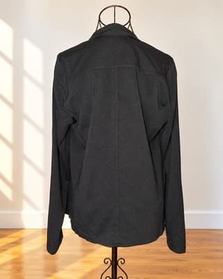 Trenery Open Front Drape Vest Black Women's S — photo 2 of 4