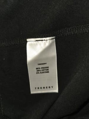 Trenery Open Front Drape Vest Black Women's S — photo 4 of 4