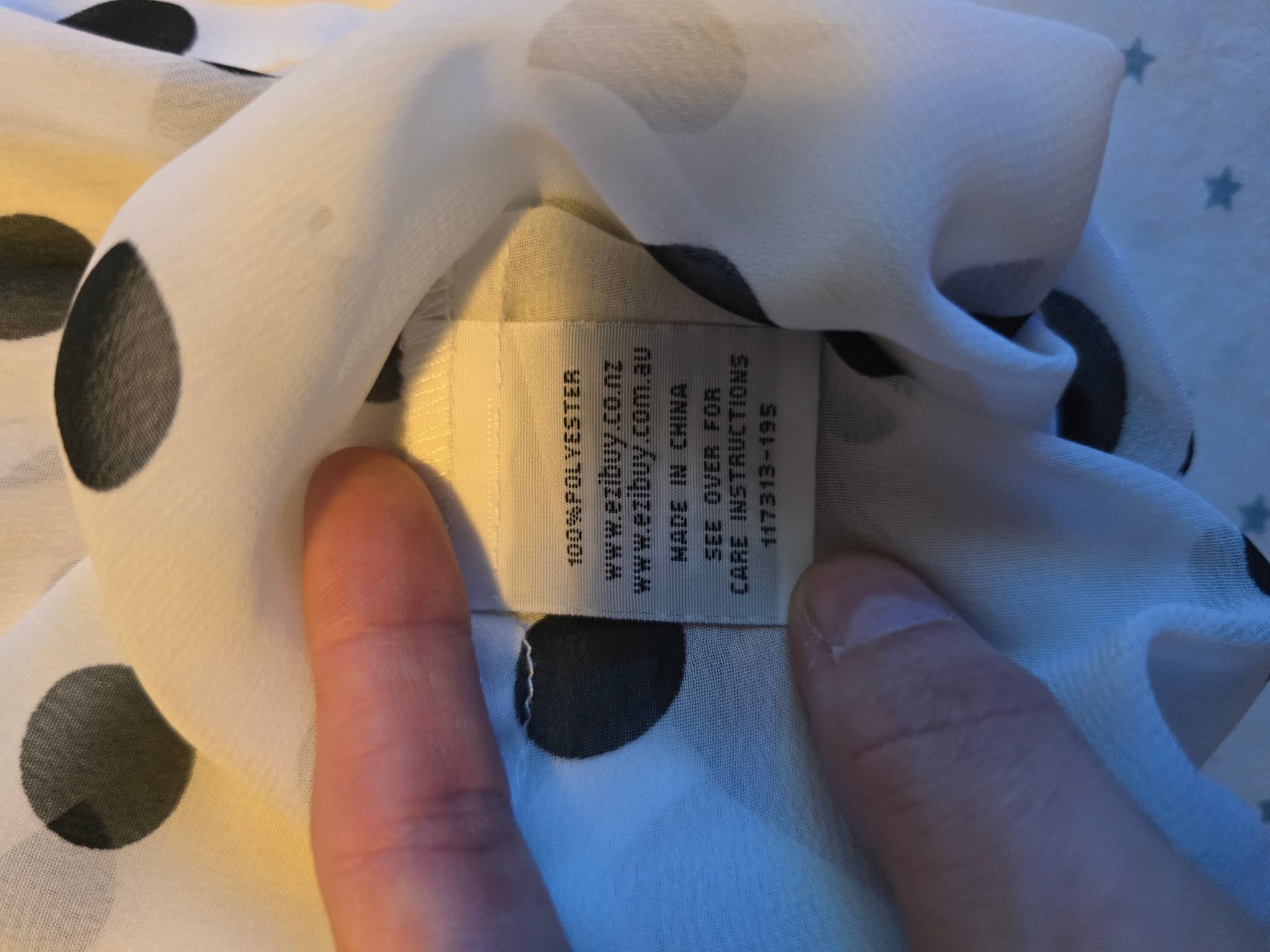 Unbranded Button-Down Shirt Polka Dot Pattern White and Black Women's 10 — photo 5 of 5