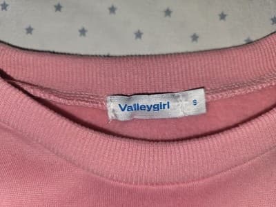 Valleygirl Graphic Sweatshirt Italy Where Life Is Beautiful Pink Women's S — photo 3 of 3