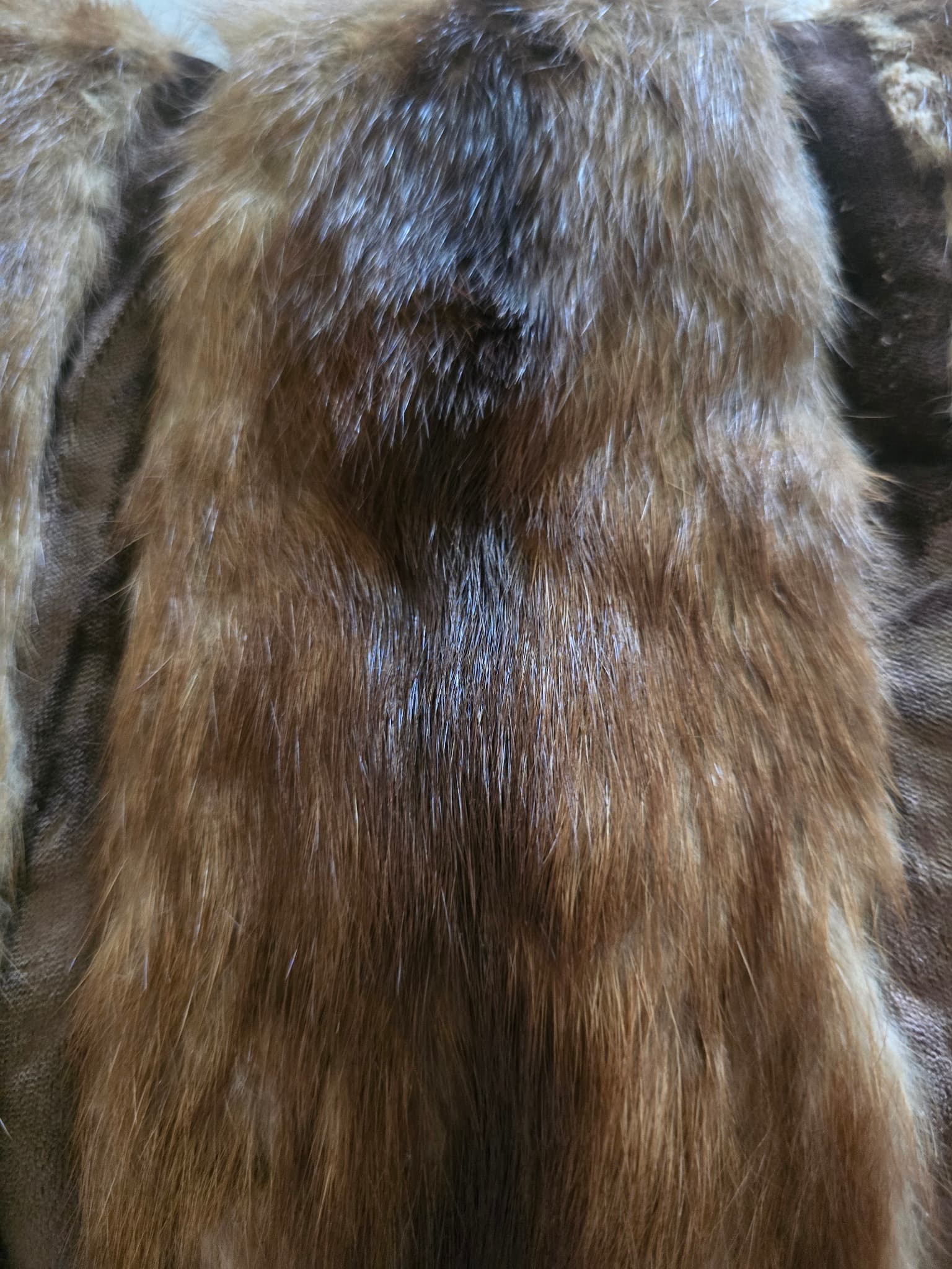 Vintage Mink Fur Muff Hand Warmer Brown One Size — photo 2 of 9