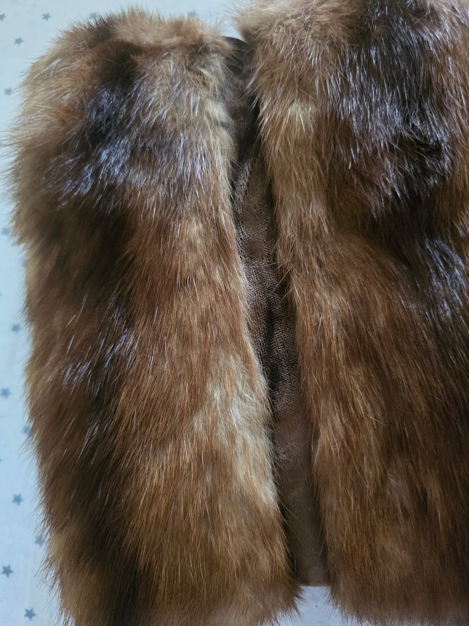 Vintage Mink Fur Muff Hand Warmer Brown One Size — photo 3 of 9
