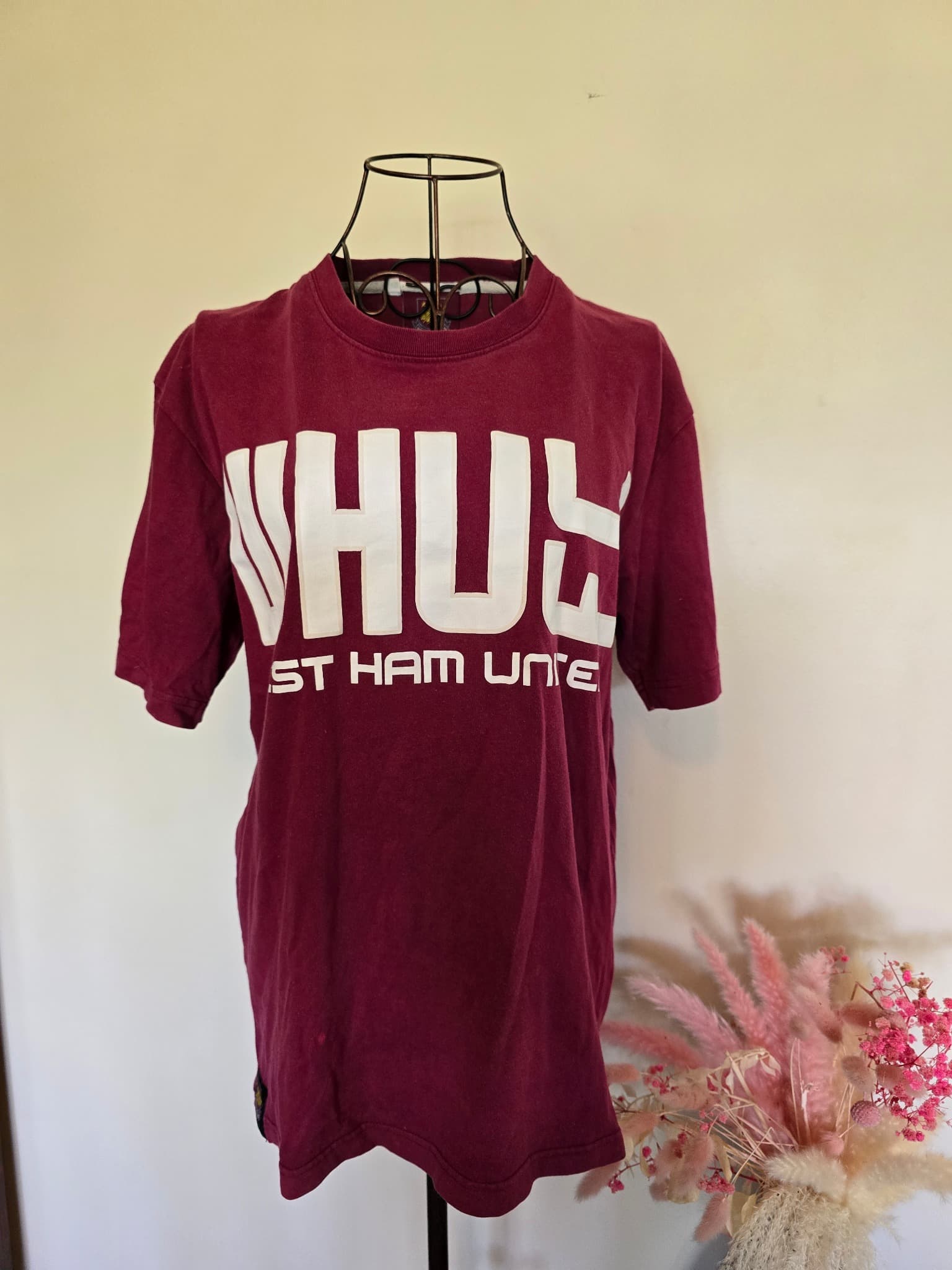 West Ham United Graphic T-Shirt WHUFC Logo Maroon Men's S — photo 1 of 6