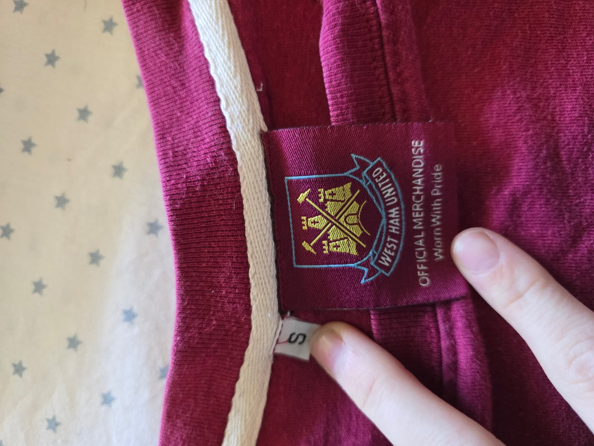 West Ham United Graphic T-Shirt WHUFC Logo Maroon Men's S — photo 3 of 6