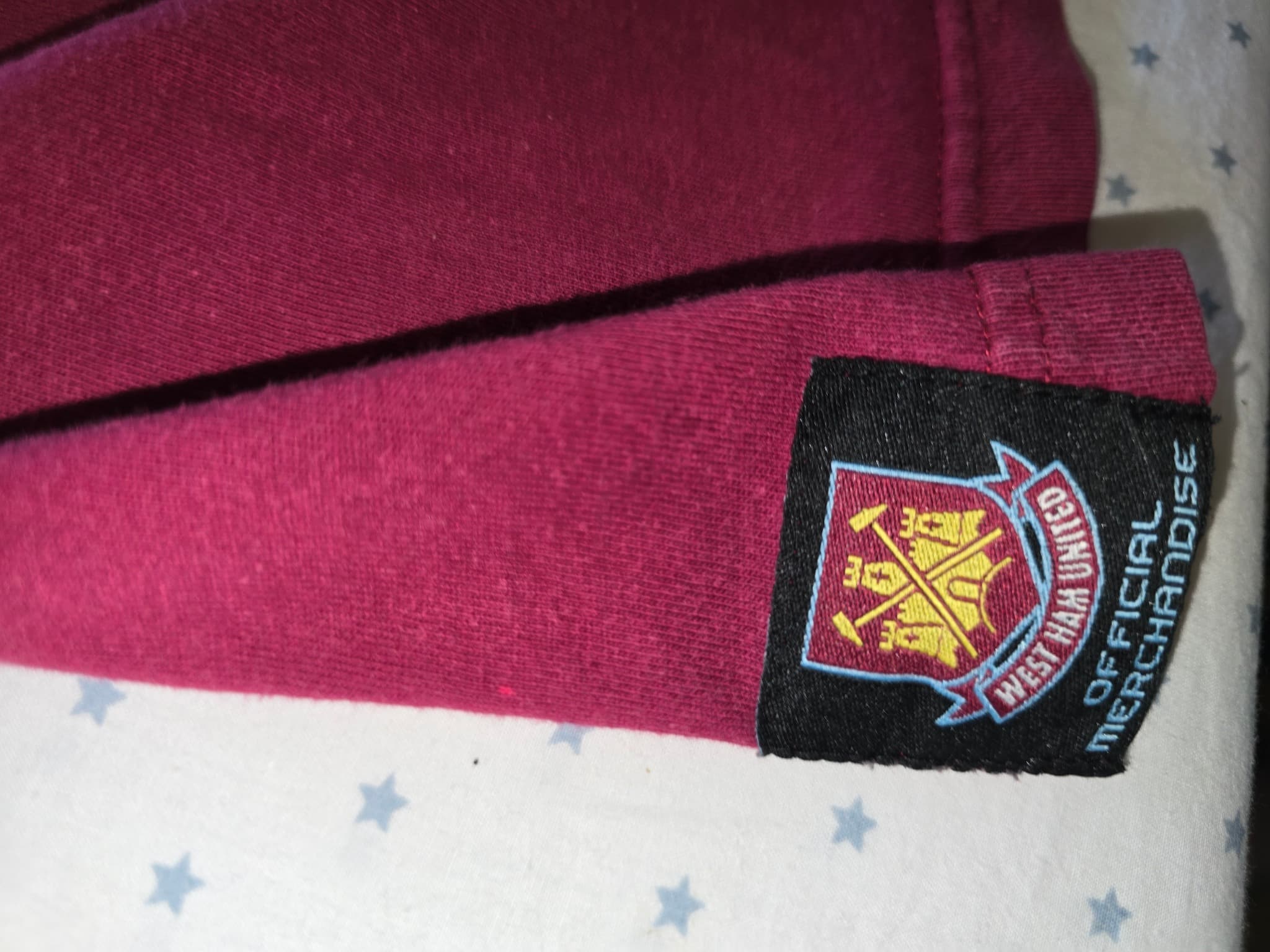 West Ham United Graphic T-Shirt WHUFC Logo Maroon Men's S — photo 5 of 6