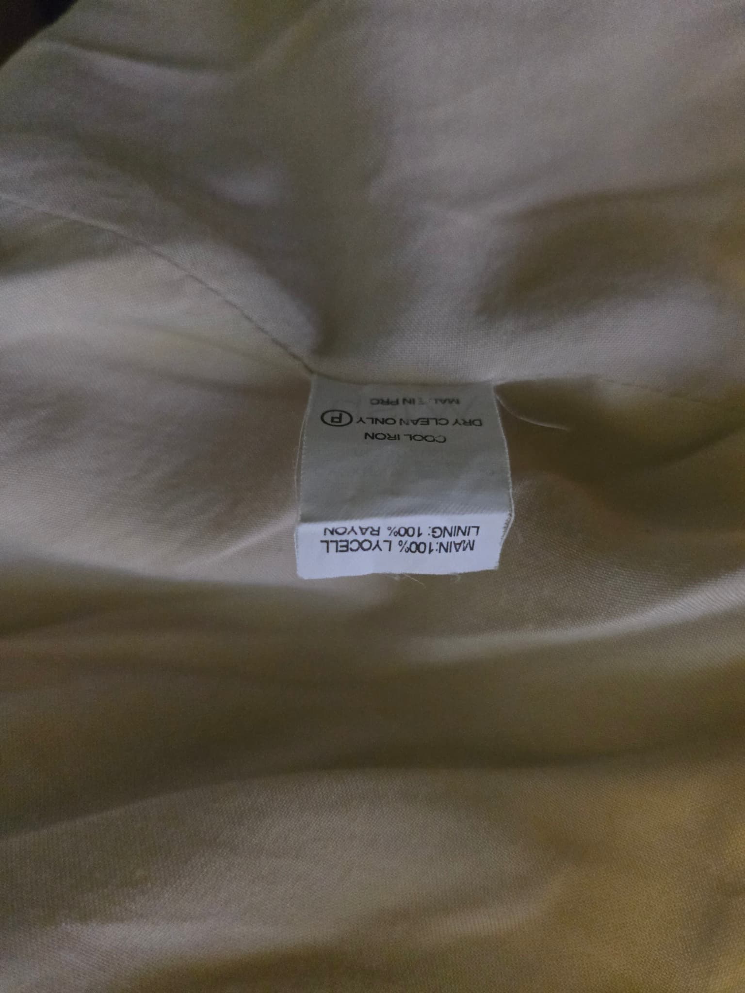 Wish The Label Utility Trench Jacket Drawstring Waist Cream Women's 8 — photo 6 of 7