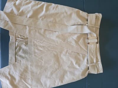 Witchery Belted Tailored Pencil Skirt Beige Women's 10 — photo 4 of 5