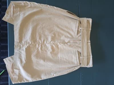 Witchery Belted Tailored Pencil Skirt Beige Women's 10 — photo 5 of 5