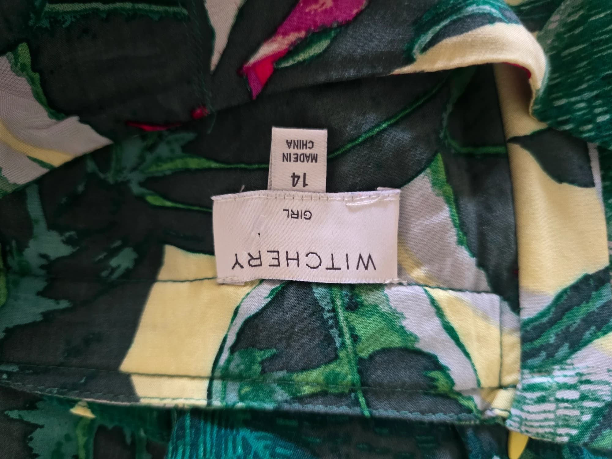 Witchery Girl Ruffle Skirt Tropical Floral Multicolour Girls 14 — photo 4 of 4