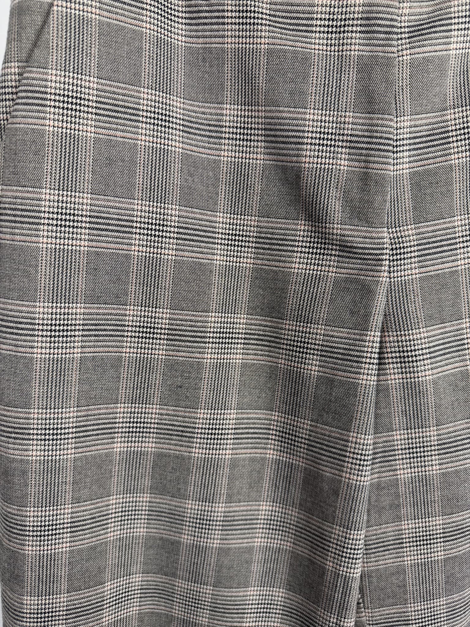 Portmans Plaid High-Waisted Trousers With Belt Size 8 — photo 2 of 8