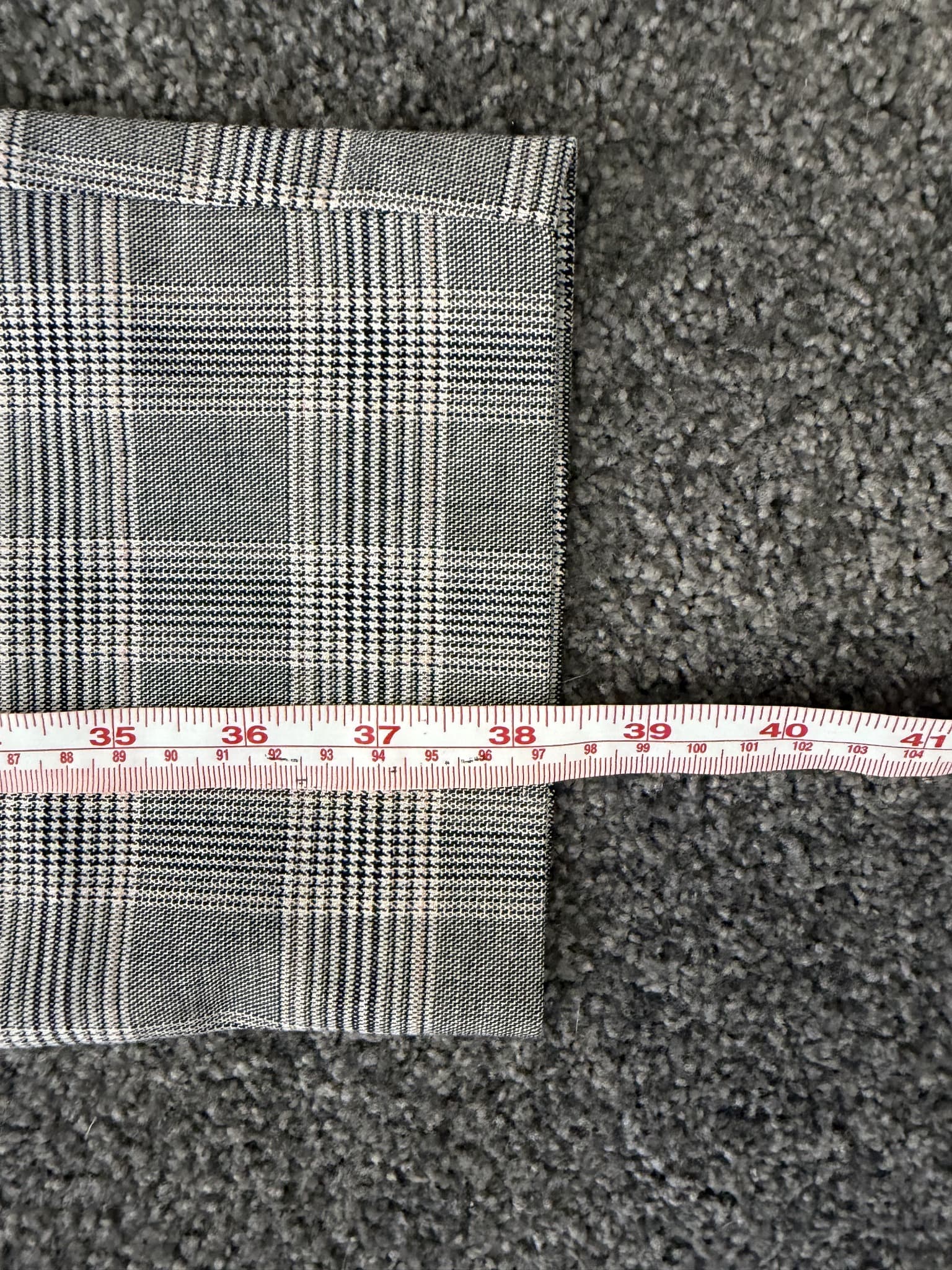 Portmans Plaid High-Waisted Trousers With Belt Size 8 — photo 6 of 8